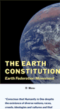 Mobile Screenshot of earth-constitution.org